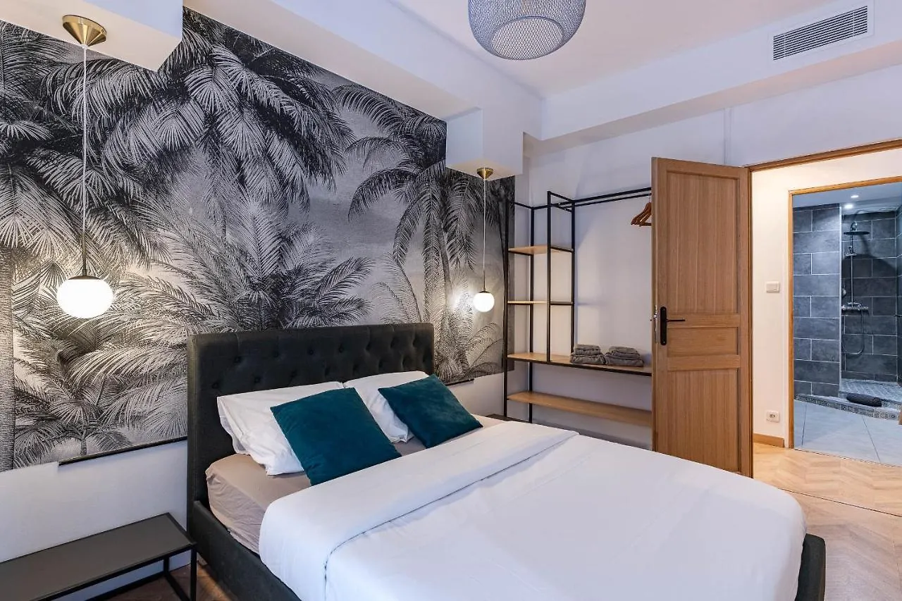 Decorated 2 Bedrooms Air Conditionning, City Center Nice